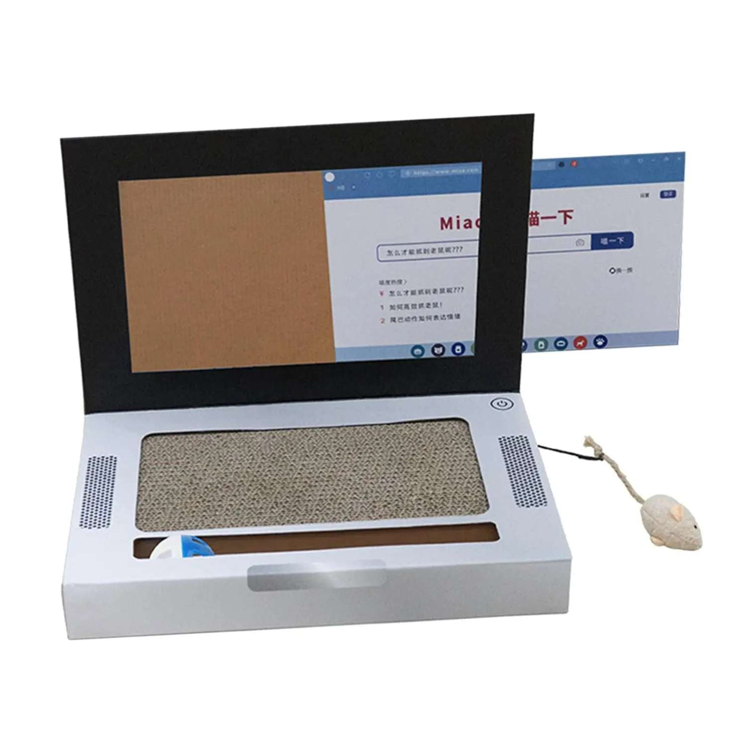 Kat Laptop-Stijl Krabplank van karton